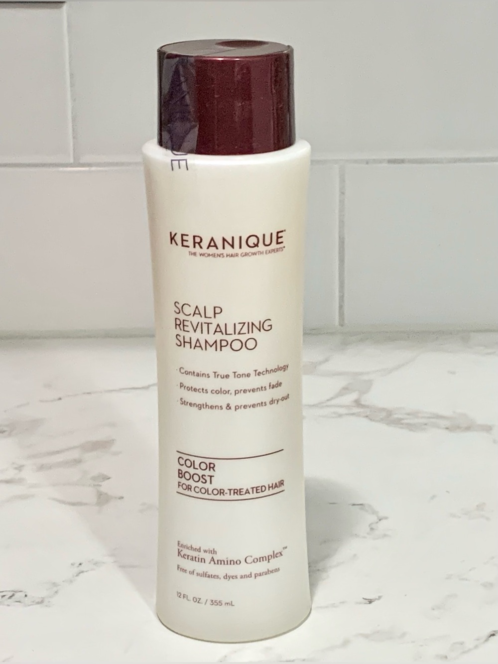 Keranique Scalp Revitalizing Shampoo Color Boost 12 oz New, Sealed